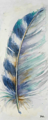 Picture of WATERCOLOR FEATHER V