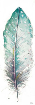 Picture of WATERCOLOR FEATHER WHITE I