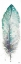 Picture of WATERCOLOR FEATHER WHITE I