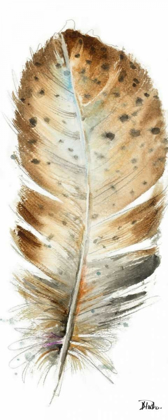 Picture of WATERCOLOR FEATHER WHITE III
