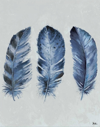 Picture of INDIGO BLUE FEATHERS II