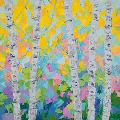 Picture of DANCING BIRCH TREE II