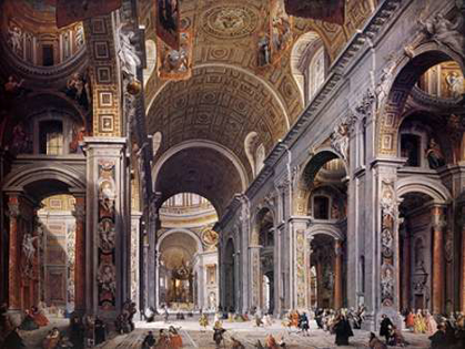 Picture of INTERIOR OF ST. PETERS, ROME