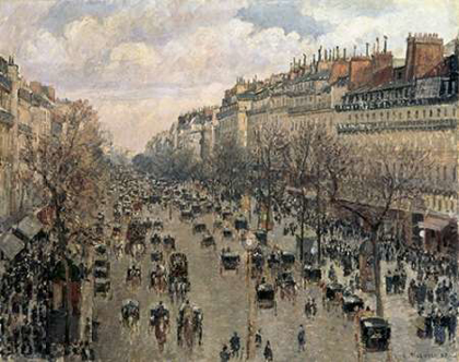 Picture of BOULEVARD MONTMARTRE, AFTERNOON SUN, 1897