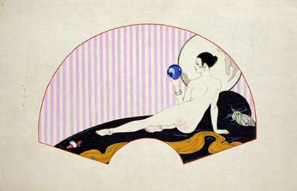Picture of ODALISQUE WITH A CRYSTAL BALL