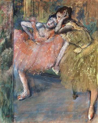 Picture of TWO DANCERS BY A HEARTH