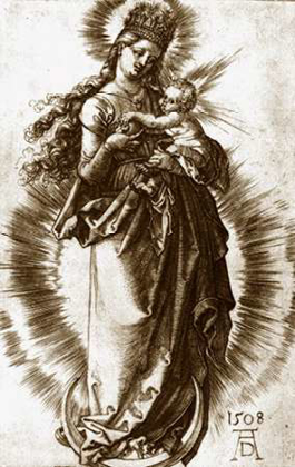 Picture of THE VIRGIN AND CHILD ON A CRESCENT WITH A STARRY CROWN