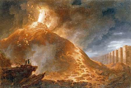 Picture of THE ERUPTION OF VESUVIUS, 1768