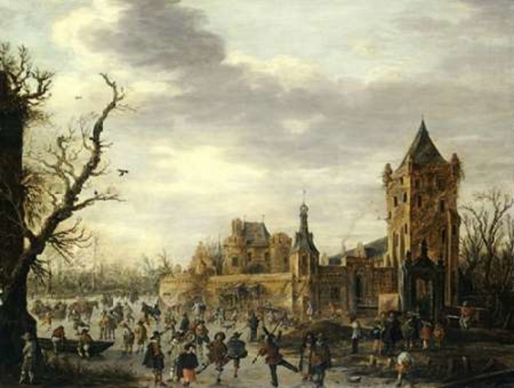 Picture of A VIEW OF KASTEEL BATESTEIN VIANEN, IN WINTER
