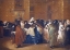 Picture of LADIES AND GENTLEMEN IN CARNIVAL COSTUME IN THE RIDOTTO, VENICE