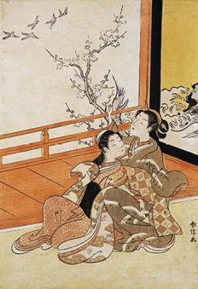 Picture of TWO WOMEN SEATED BY A VERANDAH
