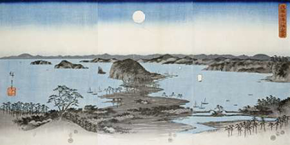 Picture of NIGHT VIEW OF KANAZAWA IN MUSASHI PROVINCE