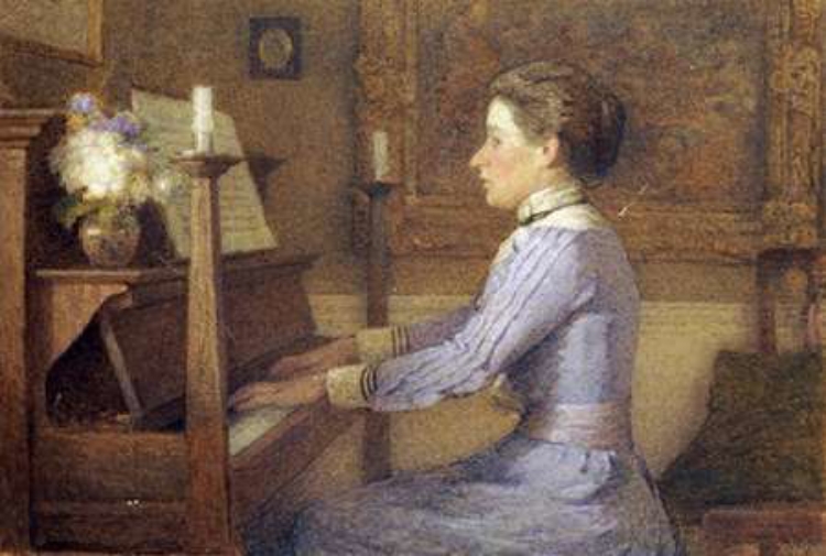 Picture of AT THE PIANO