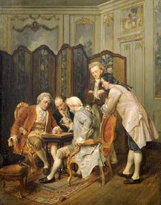 Picture of THE BACKGAMMON PLAYERS
