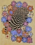 Picture of FLORAL AND CHEQUERED FABRIC DESIGN, CIRCA 1916