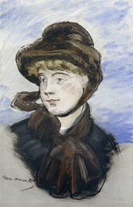 Picture of YOUNG GIRL IN A BROWN HAT