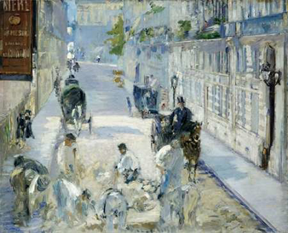 Picture of RUE MOSNIER WITH WORKMEN
