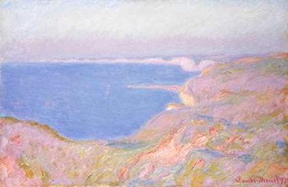 Picture of ON THE CLIFFS NEAR DIEPPE, SUNSET