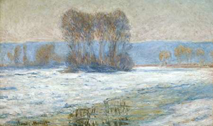 Picture of THE SEINE AT BENNECOURT, WINTER