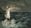 Picture of A FAIRY WAVING HER MAGIC WAND ACROSS A STORMY SEA