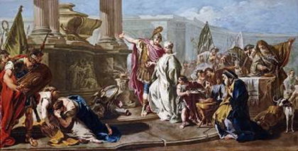 Picture of THE SACRIFICE OF POLYXENA AT THE TOMB OF ACHILLES
