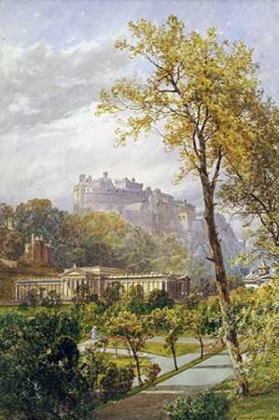 Picture of A VIEW OF PRINCES STREET GARDENS AND THE NATIONAL GALLERY