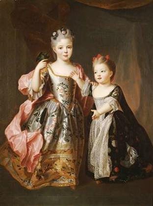 Picture of PORTRAIT OF TWO YOUNG GIRLS