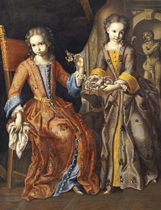 Picture of PORTRAIT OF TWO GIRLS