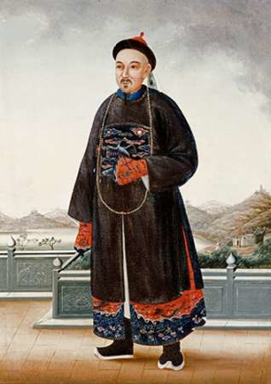 Picture of AN ELEGANTLY DRESSED CHINESE HONG MERCHANT