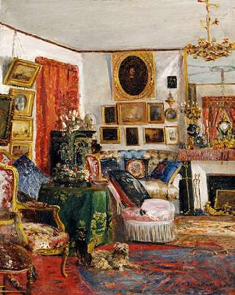 Picture of AN INTERIOR OF A SITTING ROOM