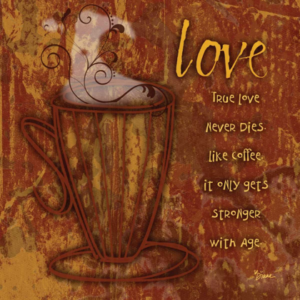 Picture of LOVE COFFEE BROWN