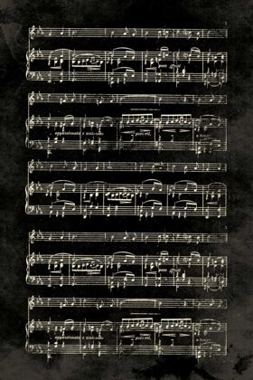 Picture of MUSIC SHEET BLACK