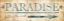 Picture of PARADISE SIGN