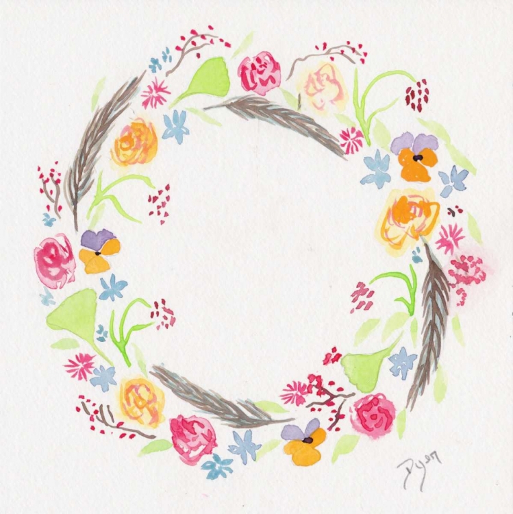 Picture of WILDFLOWER WREATH 2