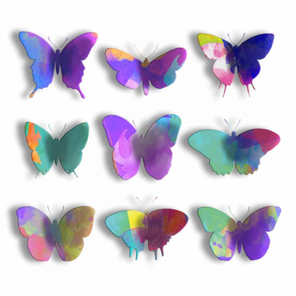Picture of WATERCOLOR BUTTERFLY POP