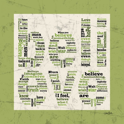 Picture of BELIEVE GREEN