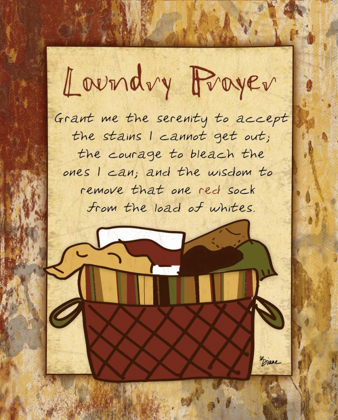Picture of LAUNDRY PRAYER BASKET