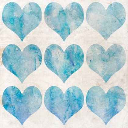 Picture of WATERCOLOR HEARTS 1