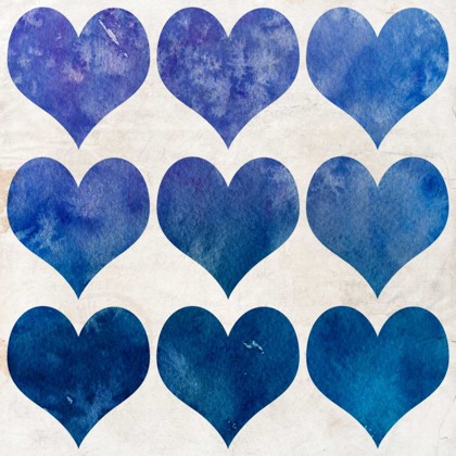 Picture of WATERCOLOR HEARTS 3
