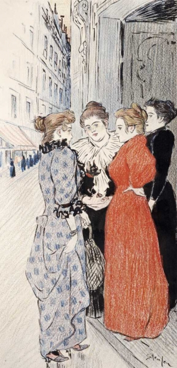 Picture of WOMEN CONVERSING IN THE STREET
