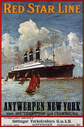 Picture of RED STAR LINE, ANTWERPEN-NEW YORK