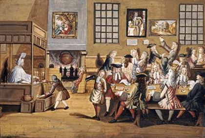 Picture of SCENE IN A LONDON COFFEE HOUSE