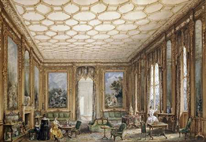 Picture of VIEW OF A JACOBEAN-STYLE GRAND DRAWING ROOM