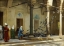 Picture of HAREM WOMEN FEEDING PIGEONS IN A COURTYARD