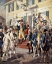 Picture of WASHINGTON VISITING ROCHAMBEAU AT FRENCH EMBASSY