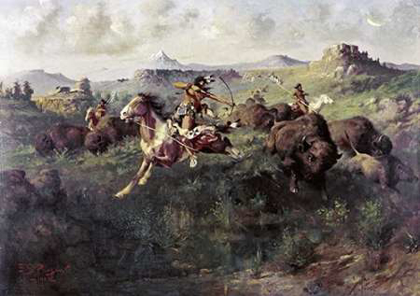 Picture of BUFFALO HUNT