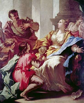 Picture of SOPHONISBA RECEIVING THE CUP OF POISON