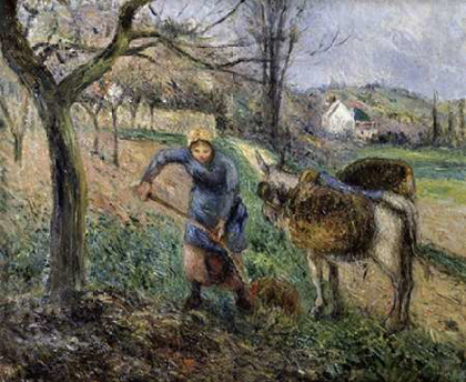 Picture of LANDSCAPE WITH A DONKEY