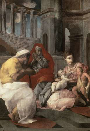 Picture of HOLY FAMILY WITH ST. ELIZABETH AND JOHN THE BAPTIST