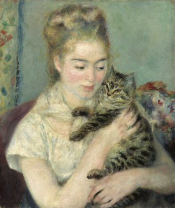 Picture of WOMAN WITH A CAT